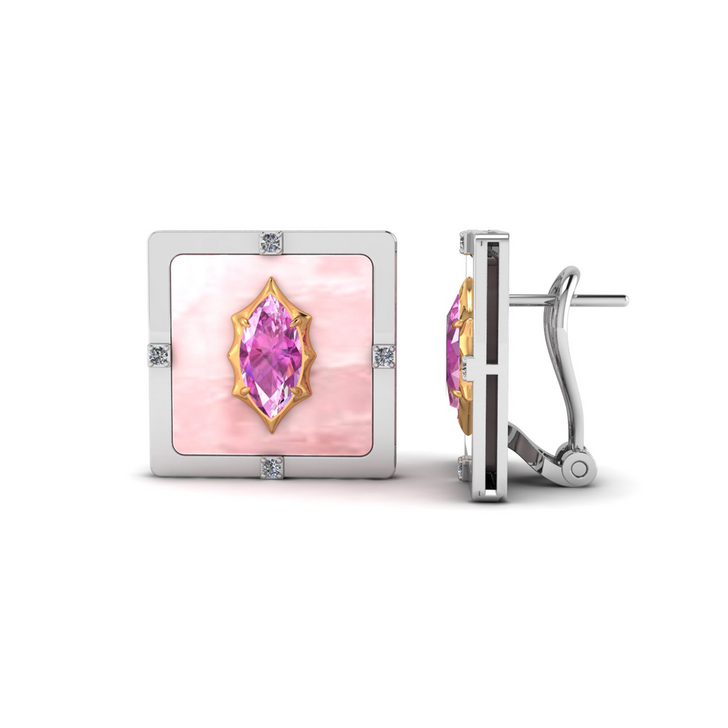 Ètoile Duet Rose Studs