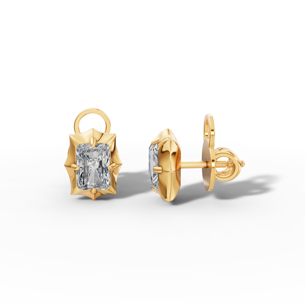 Étoile Radiant Sterling Silver Studs