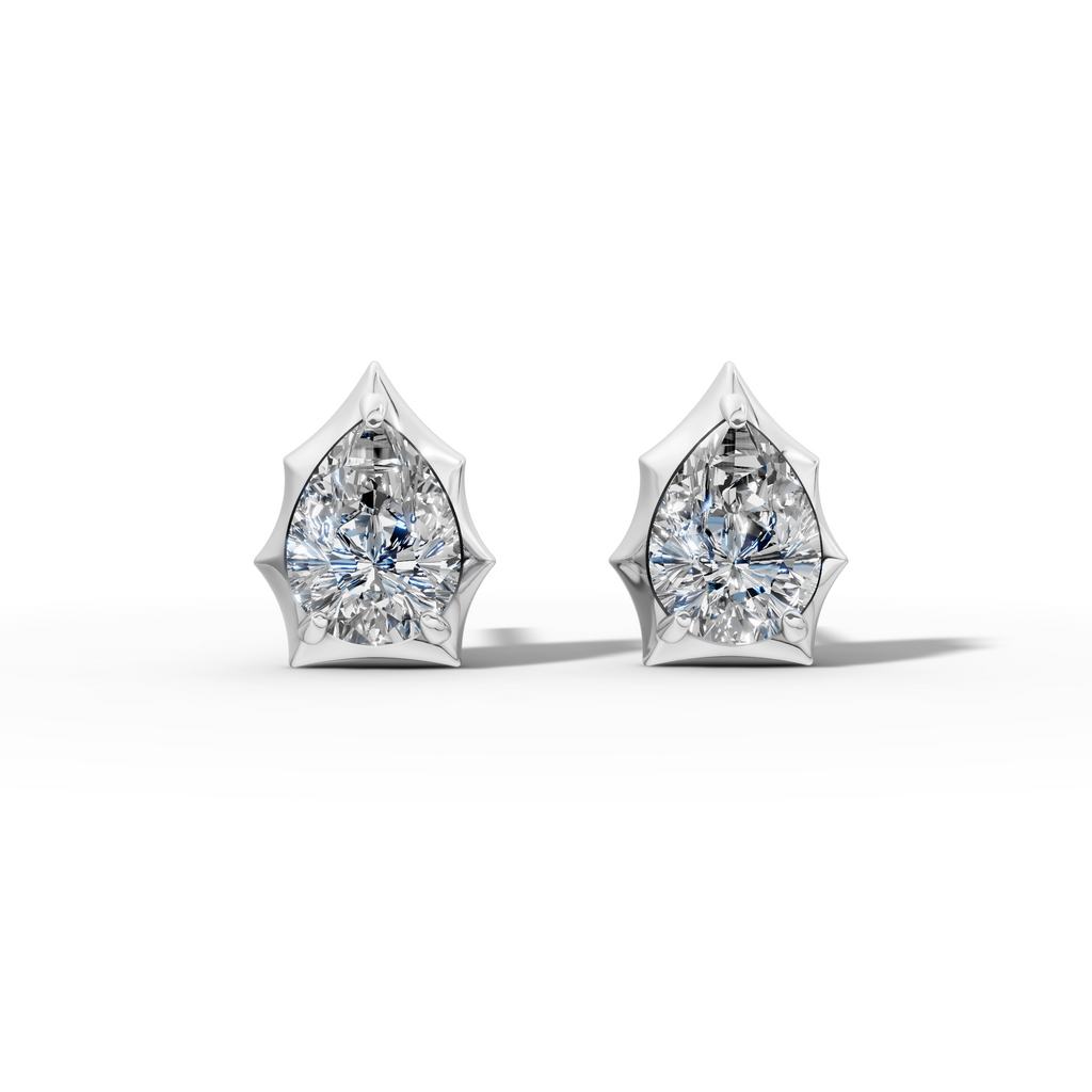 Étoile Pear Sterling Silver Studs