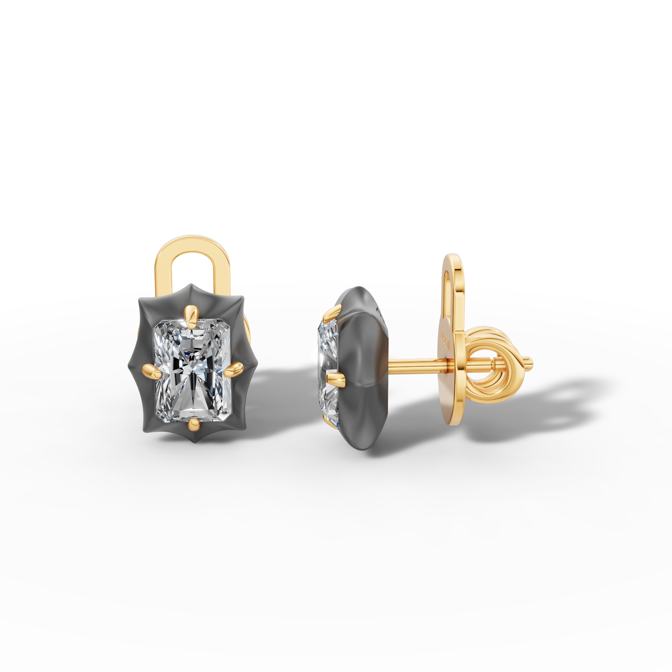 Étoile Radiant Sterling Silver Studs