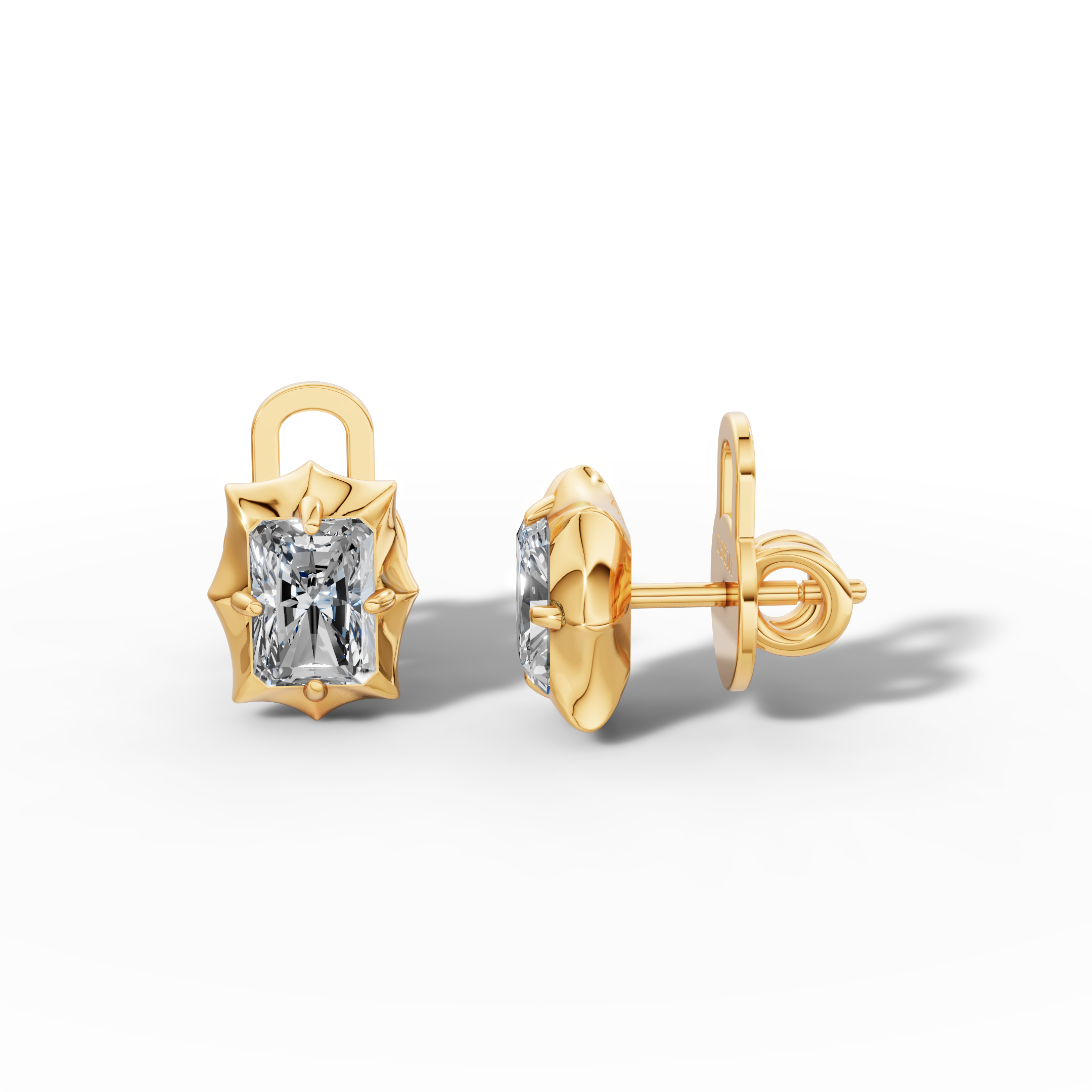 Étoile Radiant Sterling Silver Studs