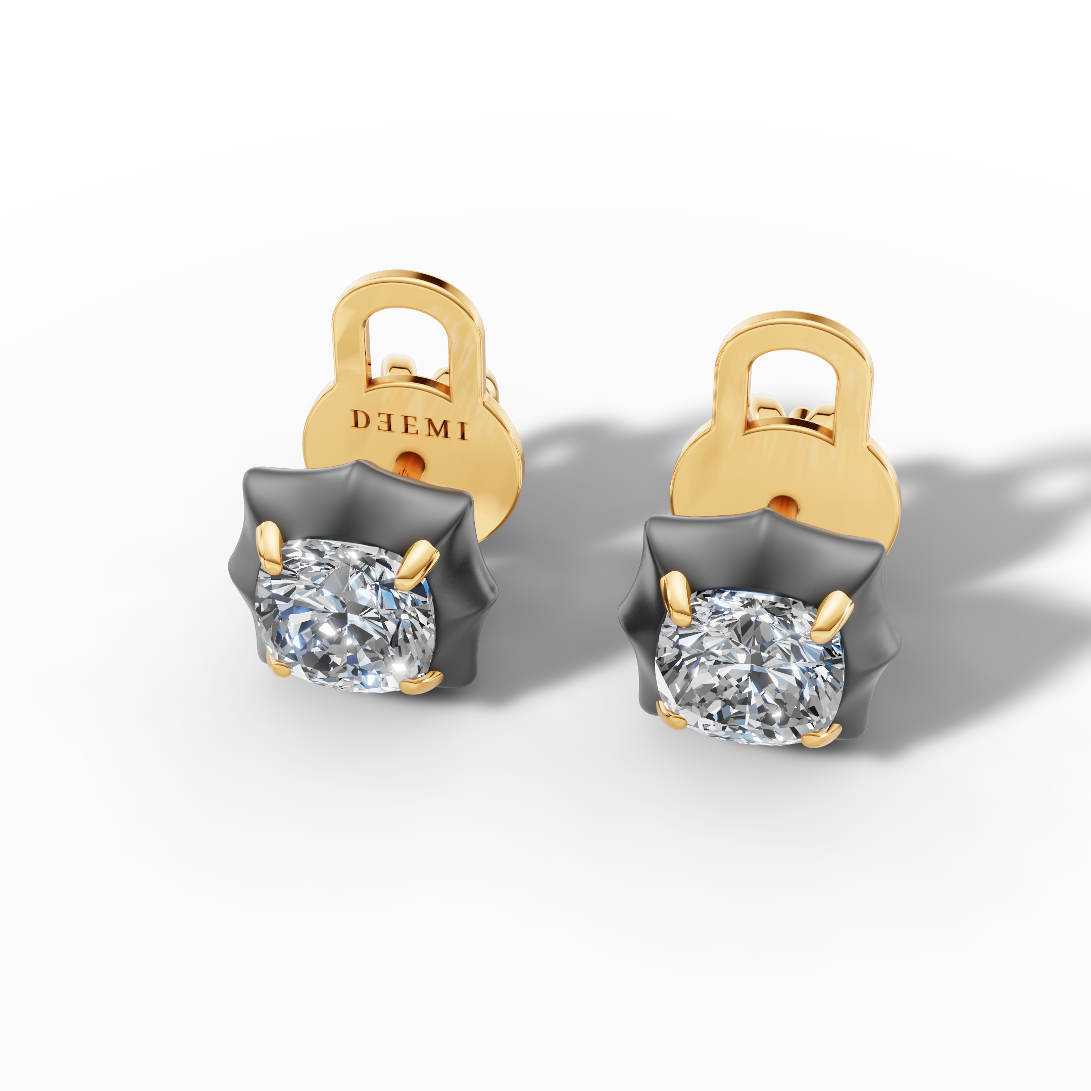 Étoile Cushion Sterling Silver Studs
