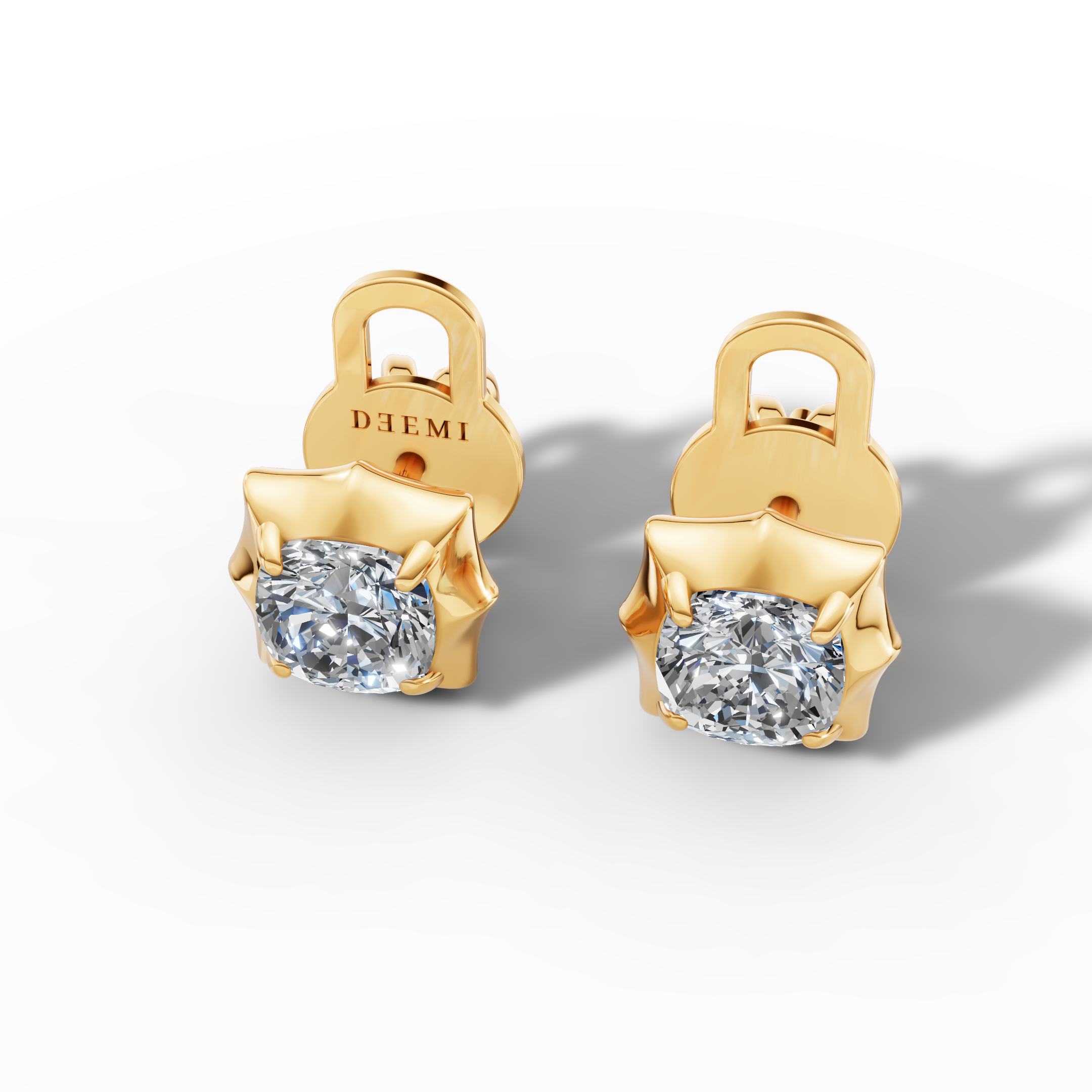 Étoile Cushion Sterling Silver Studs