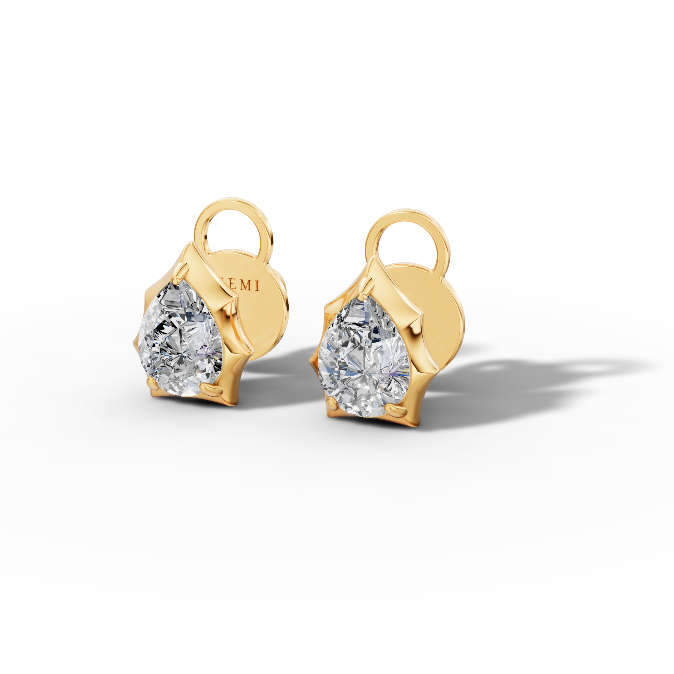 Étoile Pear Sterling Silver Studs