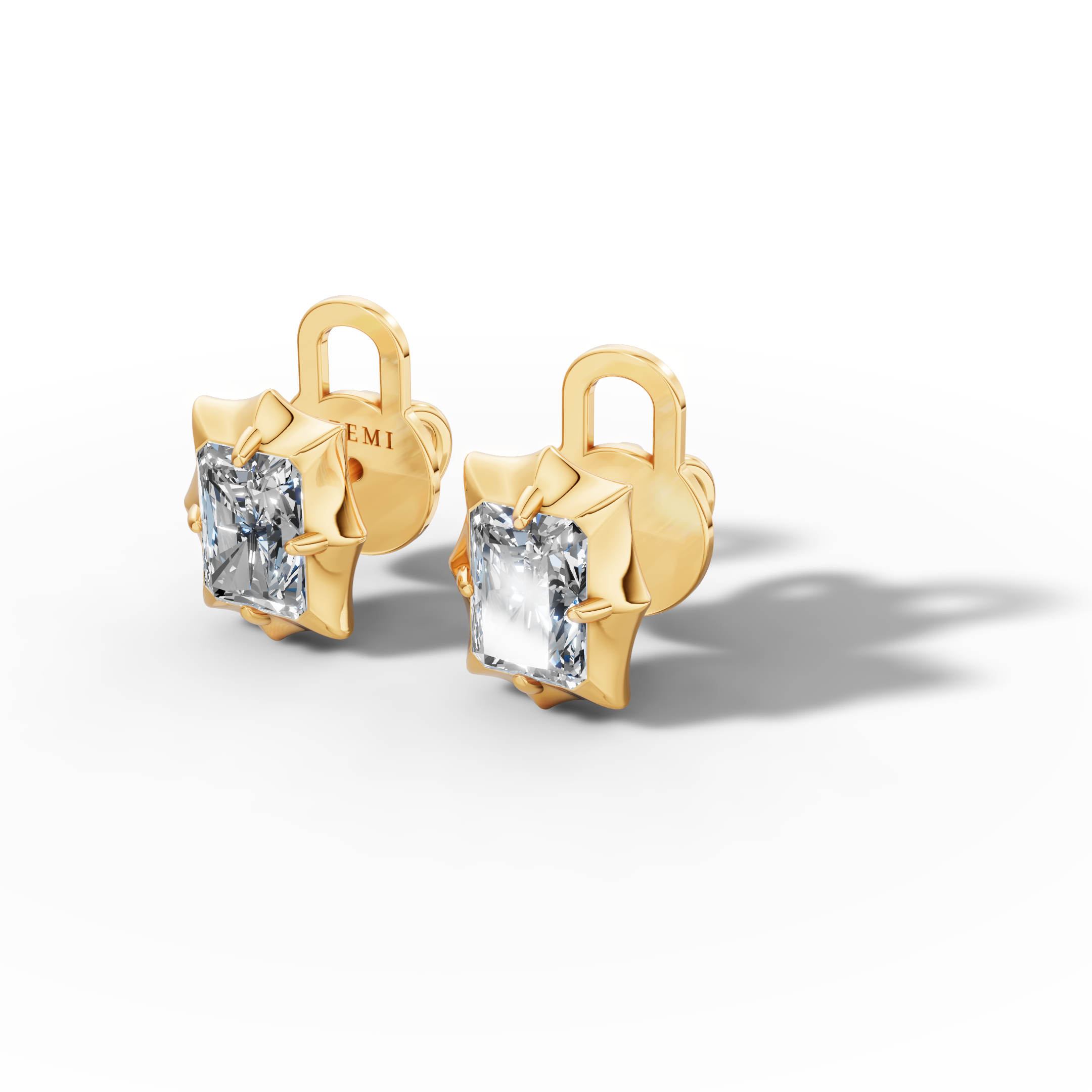 Étoile Radiant Sterling Silver Studs