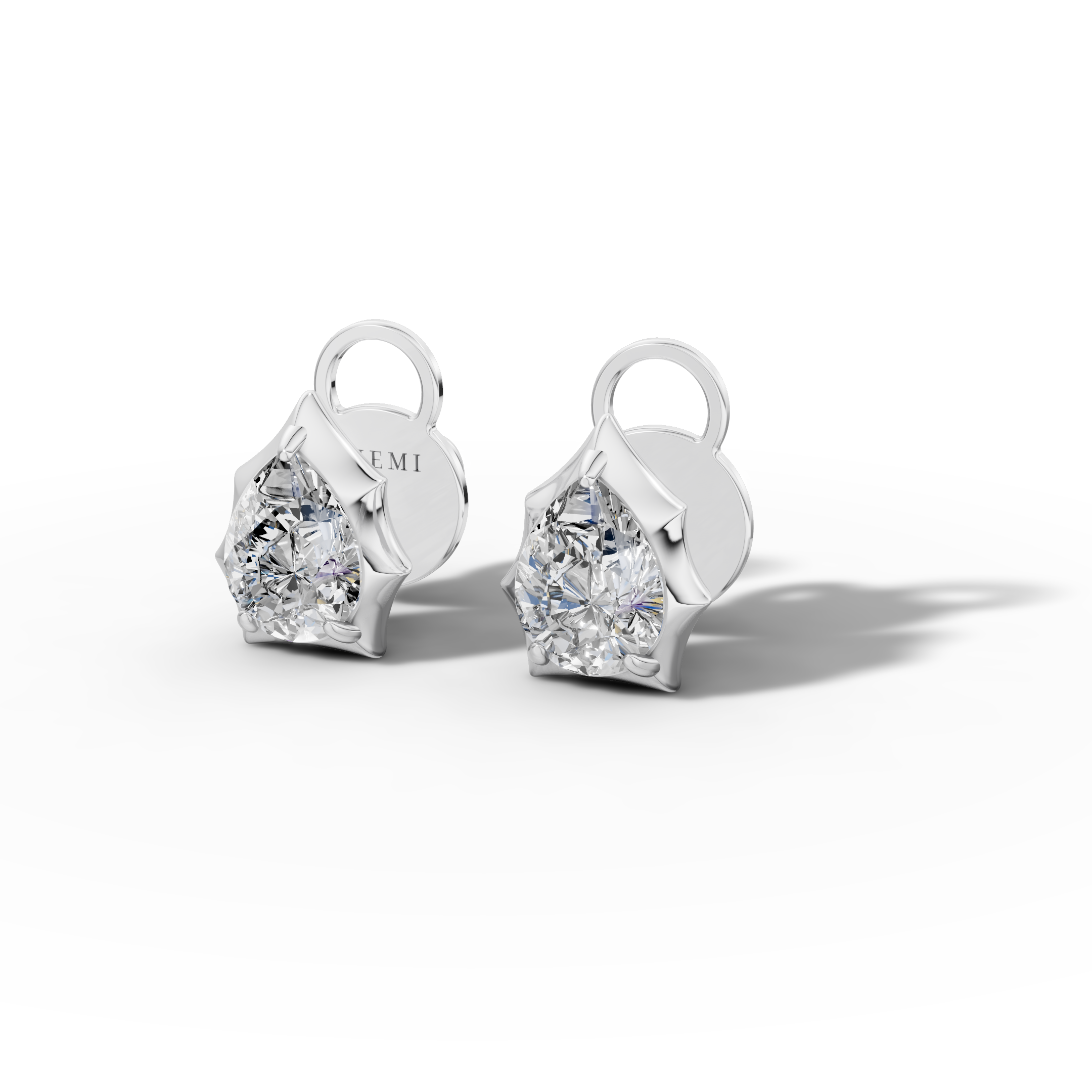 Étoile Pear Sterling Silver Studs