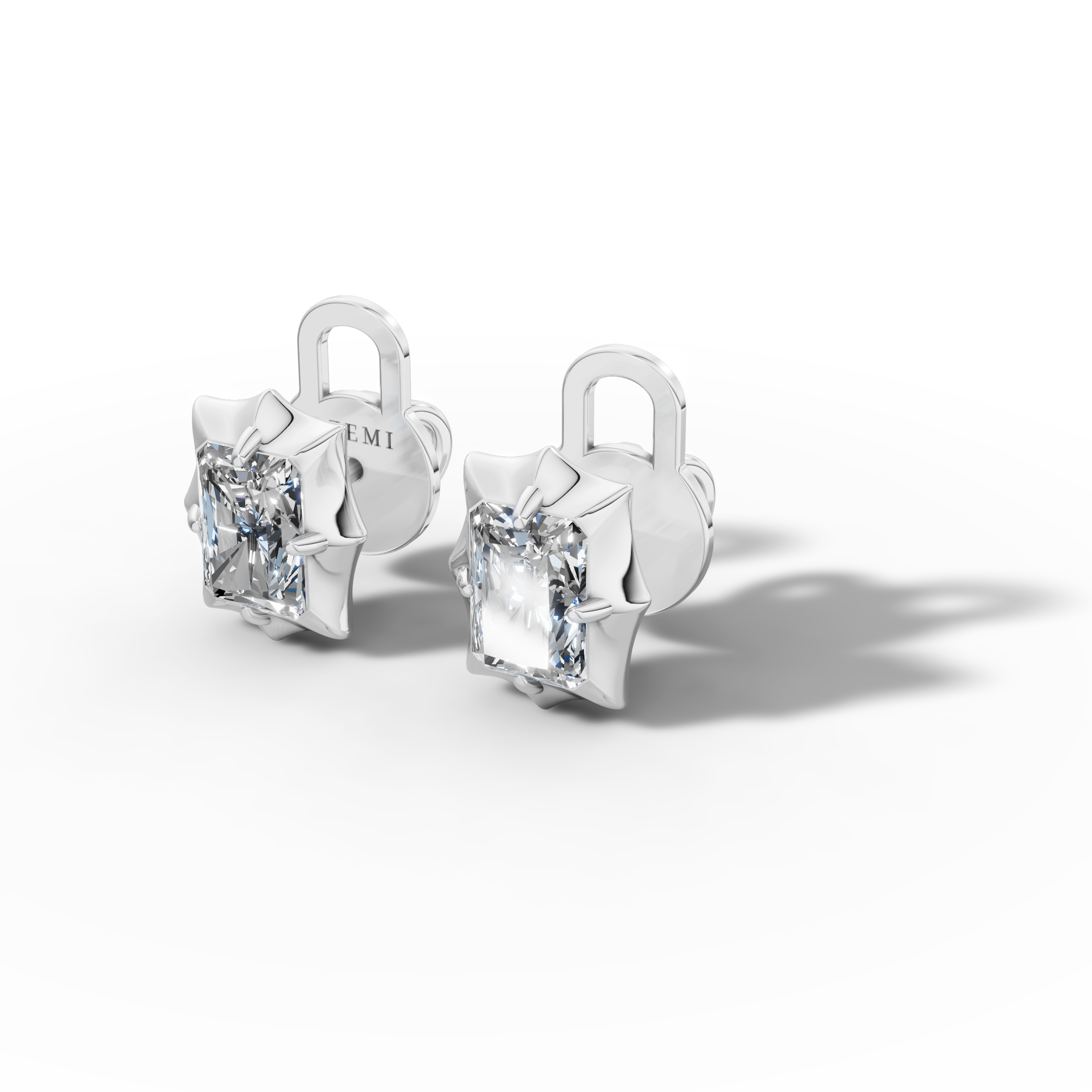 Étoile Radiant Sterling Silver Studs