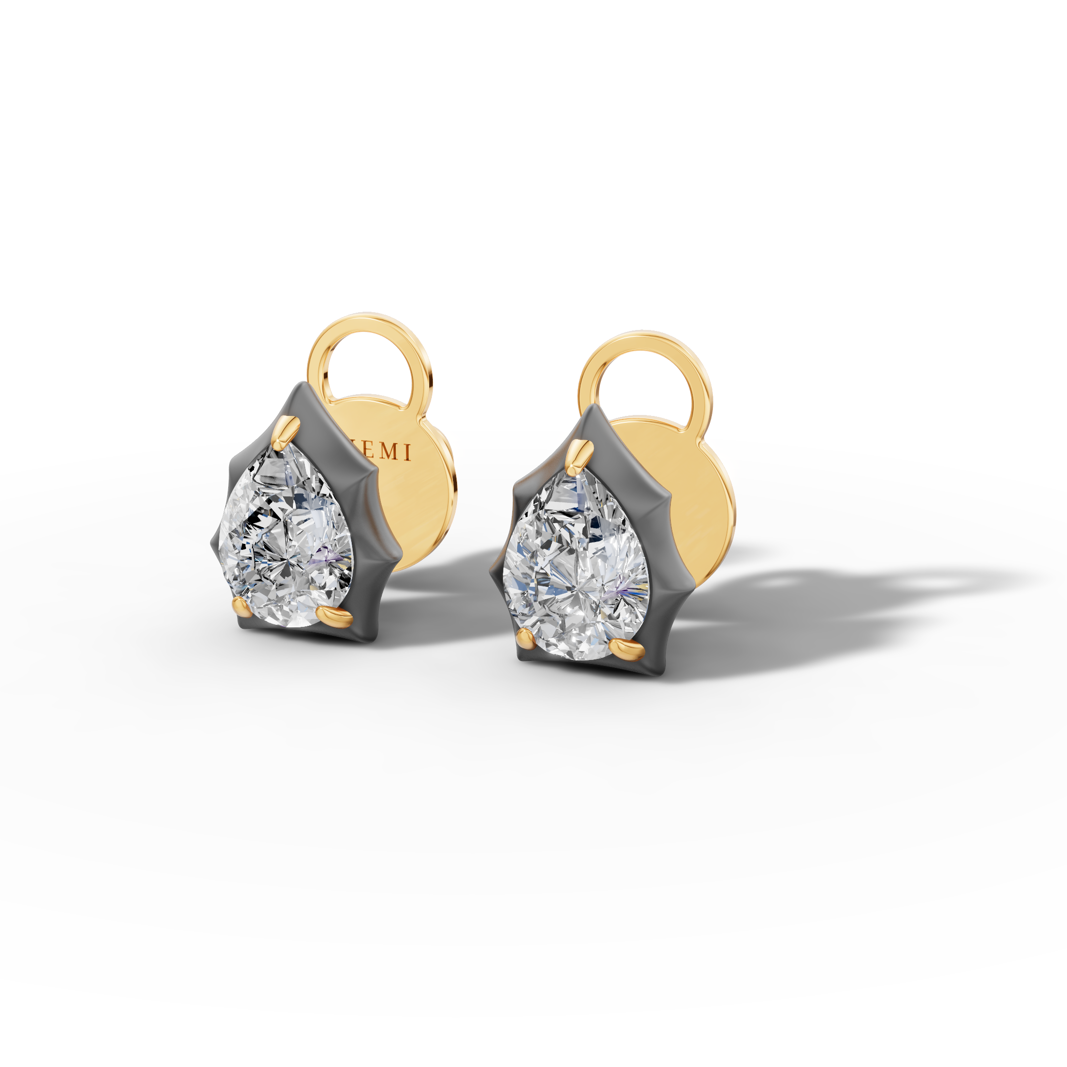 Étoile Pear Sterling Silver Studs