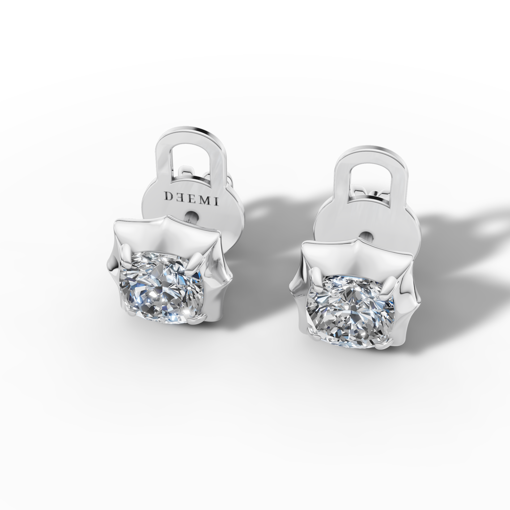 Étoile Cushion Sterling Silver Studs