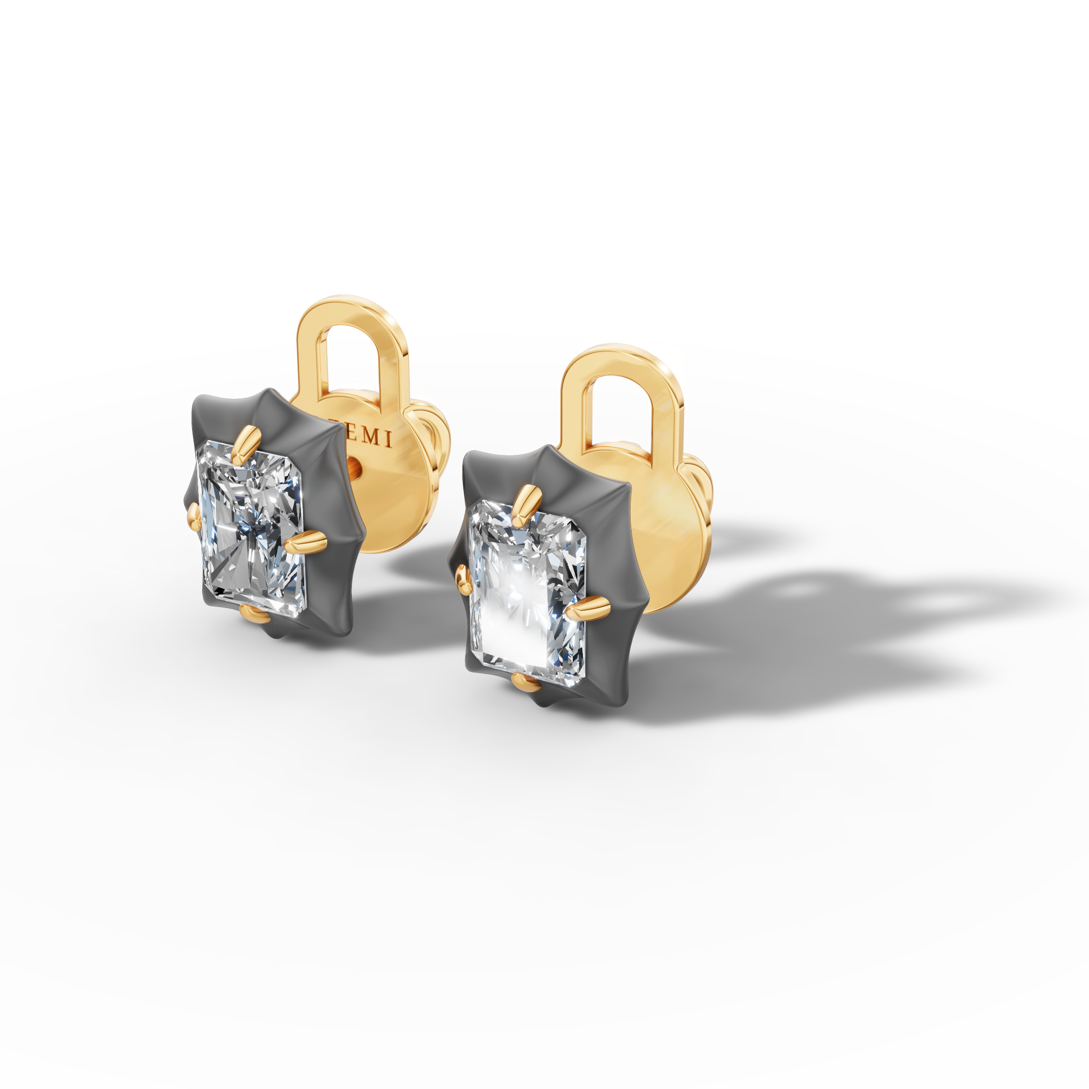 Étoile Radiant Sterling Silver Studs