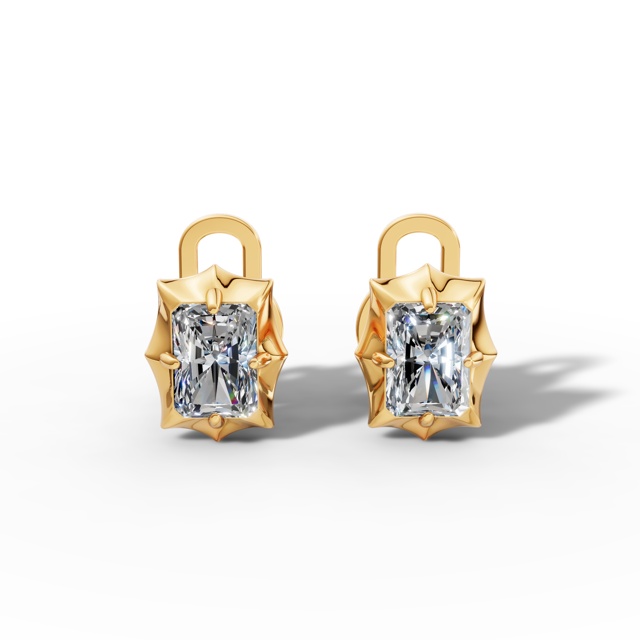 Étoile Radiant Sterling Silver Studs