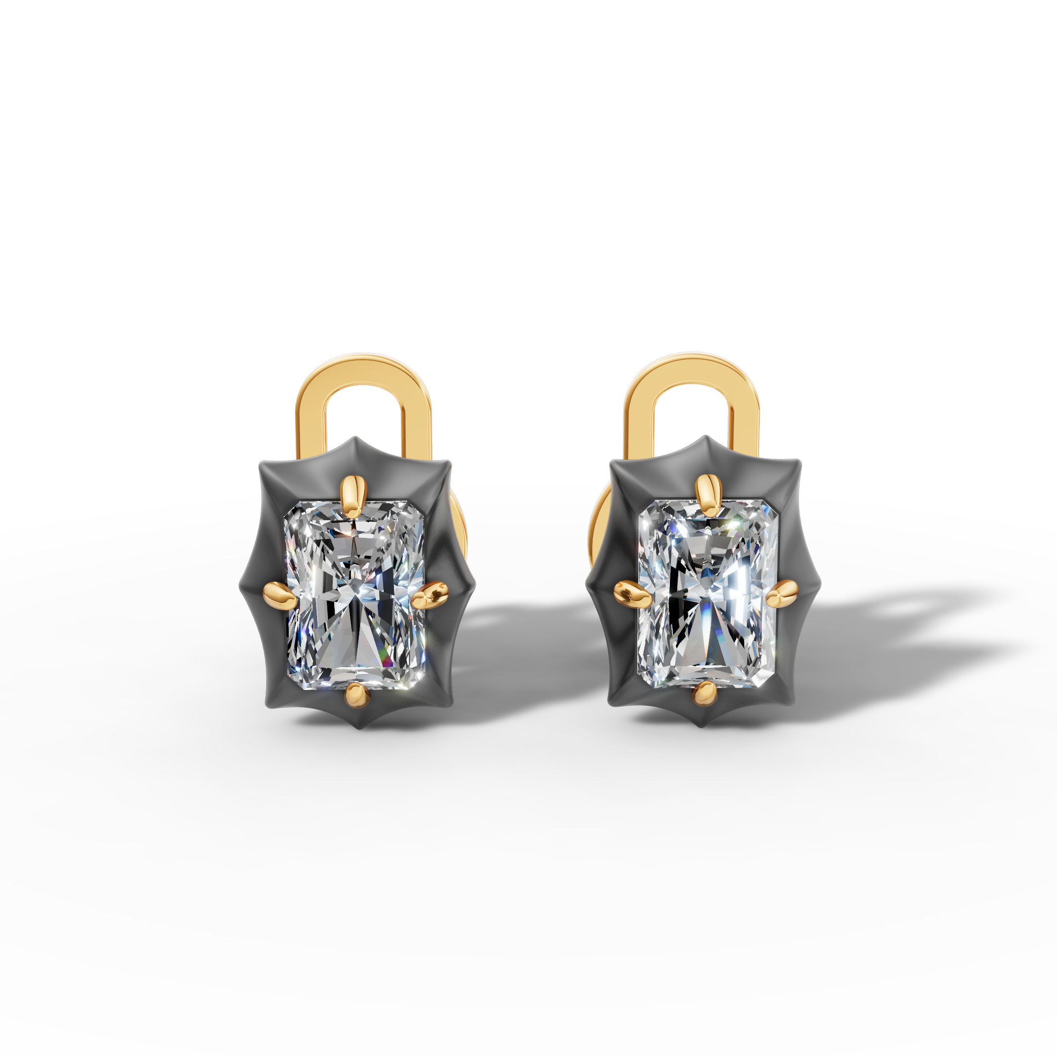 Étoile Radiant Sterling Silver Studs
